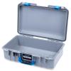Pelican Silver 1485 Case - Comes Empty - Blue Handles & Latches. view 3