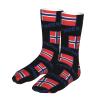 BXDEOOPWE Norwegian Flag Running Socks Breathable Round Neck Socks Sports Socks view 3