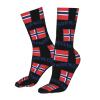 BXDEOOPWE Norwegian Flag Running Socks Breathable Round Neck Socks Sports Socks view 4