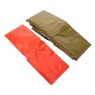 Mipcase 2pcs Emergency Survival Blanket for Outdoor Camping and Car Adult Rain Poncho Hood Compact