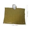 Mipcase 2pcs Emergency Survival Blanket for Outdoor Camping and Car Adult Rain Poncho Hood Compact view 2
