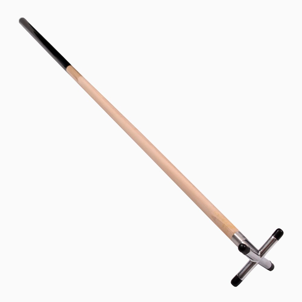 Accuplay Billiards 57" 2 Piece Maple Pool Bridge Stick w Cross Style Bridge Head