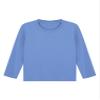 easyforever Kids Boys Girls Long Sleeve Shirts Cotton Warm Tee Shirt Tops Little Girl Blouse Undershirts Light Blue 5-6 Years view 3