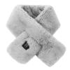 RONGXG Winter USB Heated Scarf Women Neck Heating Pad Electric Heated Neck Neck Wrap Scarf Neck Warmer Warm Neckerchief (Grey-Faux fur') view 2