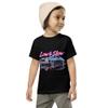 Slammed 1972 Chevy Chevelle Lowrider T-Shirt Low and Slow Graphic Toddler Short Sleeve Tee Black view 1