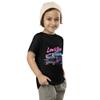 Slammed 1972 Chevy Chevelle Lowrider T-Shirt Low and Slow Graphic Toddler Short Sleeve Tee Black view 2