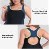 beautyin Athletic Boyleg Bathing Suit for Women Sporty One Piece Swimsuits Yellow/Black view 4