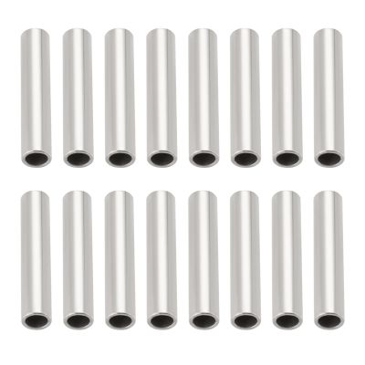 Create idea 500pcs Fishing Line Crimp Sleeves 1.2mm ID 8mm Long Single Barrel Crimp Sleeves Copper Crimp Sleeves for Sea Lure Boat Platform Fishing