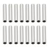 Create idea 500pcs Fishing Line Crimp Sleeves 1.2mm ID 8mm Long Single Barrel Crimp Sleeves Copper Crimp Sleeves for Sea Lure Boat Platform Fishing view 1