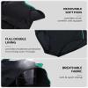beautyin Plus Size Swimsuit for Women Tummy Control Athletic One Piece Bathing Suit Green/Black view 3