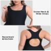 beautyin One Piece Bathing Suit for Women Plus Size Slimming Swimsuits Black view 4