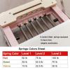 Pink Pilates Reformer, Foldable Pilates Reformer Machine, Lightweight Aluminum Pilates Machine for Home & Studio view 4