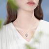 AXOMY Dolphin Necklace 925 Sterling Silver Dolphin Pendant Necklace Palm Tree Necklace Dolphin Jewelry Gifts for Women view 4