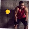 WOONEKY 1pc Professional Suction Cup Speed Ball for Boxing Training High Elastic Pu Reaction Ball Kit Height for Home Fitness Use Random Black Yellow view 3