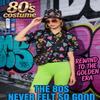 Verceco 80s 90s Outfits for Women Unisex Hip Hop Women Costume Accessory Sets Retro 90s Themed Party Outfits 7PC 80s Fashion Clothes (Black, S) view 2