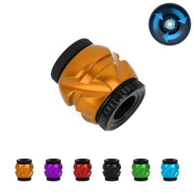 Compound Bow Archery Peep Sight - Supports Stepless Adjustment. Adjustable Peep Sight for Archery, Adjustment Dual Degree 37or 45 Inner Diameter (Hunting 3/32~5/32, Gold)