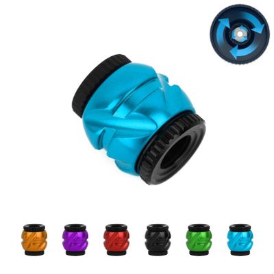 Compound Bow Archery Peep Sight - Supports Stepless Adjustment. Adjustable Peep Sight for Archery, Adjustment Dual Degree 37or 45 Inner Diameter (Hunting 3/32~5/32, Blue)