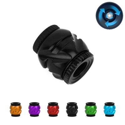 Compound Bow Archery Peep Sight - Supports Stepless Adjustment. Adjustable Peep Sight for Archery, Adjustment Dual Degree 37or 45 Inner Diameter (Hunting 3/32~5/32, Black)