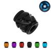 Compound Bow Archery Peep Sight - Supports Stepless Adjustment. Adjustable Peep Sight for Archery, Adjustment Dual Degree 37or 45 Inner Diameter (Hunting 3/32~5/32, Black) view 1