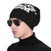 BXDEOOPWE Hockey Mom Adult Fashion Knitted Hat, Wool Hat, Elastic Brimless Hat Men's Knit Hat Skull Cap Black view 4