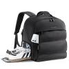 BAGSMART 30L Travel Backpack for Women, Carry on Backpack for Airplanes, Gym Backpack with Shoe Compartment, Lightweight Travel Bag Fits 15.6 Inch, Water-Resistant, Black view 1