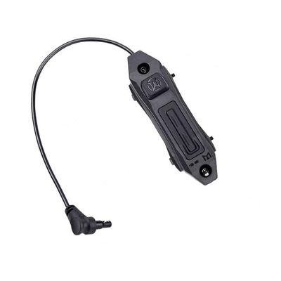Tactical Modular Wire Dual Button Remote Activation Pressure Switch for M600/M300 Series Scout Flashlight and Lightwith Constant/Momentary Modes (Crane Laser Plug, Black)