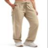 Libin Women's Hiking Pants Lightweight Quick Dry Cargo Pants Casual Safari Work Travel Outdoor Clothes Petite 27" Medium Khaki M view 1