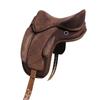 AD Saddlery All Purpose Synthetic Treeless Freemax Synthetic Suede English Horse Saddles Tack Free Matching Girth Leather Straps Size: 10"-18" inches Seat Available F05 (14) view 3