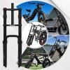 BUCKLOS 20 x 4.0 inch Fat Tire Electric Bike Air Suspension Fork Travel 180mm, QR 9 x 135mm Straight Tube 1 1/8 MTB Dual Crown Bicycle Front Forks Disc Brake for Ebike Snow Beach Mountain Bike ect view 3