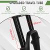 BUCKLOS 20 x 4.0 inch Fat Tire Electric Bike Air Suspension Fork Travel 180mm, QR 9 x 135mm Straight Tube 1 1/8 MTB Dual Crown Bicycle Front Forks Disc Brake for Ebike Snow Beach Mountain Bike ect view 4