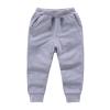 Baby Boys' Pull-on Jogger Sweatpants Infant Boy Elastic Sweatpants,Toddler Cotton Basic Solid Pants Toddler Girls (Grey, 2-3 Years) view 2