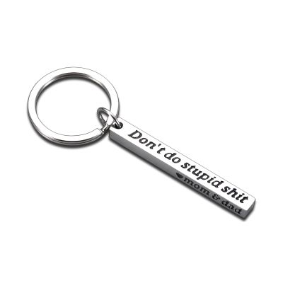 Aeonovs Dont Do Stupid ShitKeychain, Valentines Gifts for College Boys Girls, Don't Do Stupid St Gift, Gifts for Young Men 20s, Cool College Gift Ideas