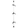 SHOUMANUAL 3 Bike Storage Rack, Vertical Freestanding Hanger Parking Rack with Adjustable Height Parking Rack Pole Stand for Storing Bicycles in Garages or Apartments for Tire  29" view 3