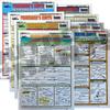 Fishing Knot Tying Chart Set #1-8 - Waterproof Quick Reference Guide to Essential Fishing Knots - (Freshwater, Saltwater, and Fly Knots) - Double-Sided & Easy to Read - Great Gift for Beginners view 1