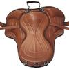 AD Saddlery All Purpose Synthetic Treeless Freemax Synthetic Suede English Horse Saddles Tack Free Matching Girth Leather Straps Size: 10"-18" inches Seat Available F15 (18) view 4