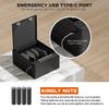 RPNB 1 of Mounted Biometric Nightstand Handgun Safe with Pistol Holder, 1 of 4 Pistols High Capacity Handgun Safe, Bundle view 3