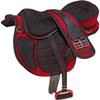 AD Saddlery All Purpose Synthetic Treeless Freemax Synthetic Suede English Horse Saddles Tack Free Matching Girth Leather Straps Size: 10"-18" inches Seat Available F25 (14.5) view 1