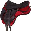 AD Saddlery All Purpose Synthetic Treeless Freemax Synthetic Suede English Horse Saddles Tack Free Matching Girth Leather Straps Size: 10"-18" inches Seat Available F25 (14.5) view 3