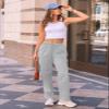 AUTOMET Women's Wide Leg Sweatpants Plus Size Baggy Straight Leg Lounge Pants Fall Outfits Athletic Joggers with Pockets Grey XXL view 2