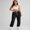 AUTOMET Women's Cinch Bottom Sweatpants Athletic Joggers Lounge Pants with Pockets Black XS view 2