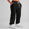 AUTOMET Women's Cinch Bottom Sweatpants Athletic Joggers Lounge Pants with Pockets Black XS view 4