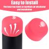 2pcs Silicone Boot for Owala Kids Water Bottle 16oz/14oz, Anti-Slip Water Bottle Cover Sleeve Anti-Dent Bottom Protector Wraps Compatible with Owala Kids Stainless Steel Bottle Accessories(Pink) view 4