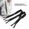 2 Pcs Suspenders for Men, Adjustable Y Back Men Women Costume Tuxedo Dress Suspenders with Heavy Duty Strong Clips for Big and Tall Dating view 4
