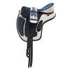 AD Saddlery All Purpose Synthetic Treeless Freemax Synthetic Suede English Horse Saddles Tack Free Matching Girth Leather Straps Size: 10"-18" inches Seat Available F39 (14) view 1