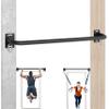 36" Heavy Duty Pull Up Bar Wall/Joist Mounted, 600 LB Capacity, Multi-Grip Bar for Garage & basement rafter Use - All-in-One Workout with Carabiners & Space-Saving Design