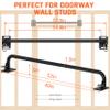 36" Heavy Duty Pull Up Bar Wall/Joist Mounted, 600 LB Capacity, Multi-Grip Bar for Garage & basement rafter Use - All-in-One Workout with Carabiners & Space-Saving Design view 3