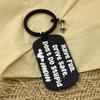 Zguhsadl Funny Keychain Gifts for Son Daughter From Mom Teenager Gag Gifts for Teen Boys Girls Coming of Age Birthday Key chain Gift Have Fun Drive Safe Don't Do Stupid Keyring view 2