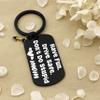 Zguhsadl Funny Keychain Gifts for Son Daughter From Mom Teenager Gag Gifts for Teen Boys Girls Coming of Age Birthday Key chain Gift Have Fun Drive Safe Don't Do Stupid Keyring view 3
