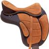 AD Saddlery All Purpose Synthetic Treeless Freemax Synthetic Suede English Horse Saddles Tack Free Matching Girth Leather Straps Size: 10"-18" inches Seat Available F26 (11) view 2