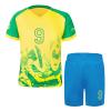 Cnins Boys & Girls Brazil 9 Soccer Jersey Outfit for Kids 5-6Y - Durable Playground-Ready Design (BZ9-CN,6T) view 1